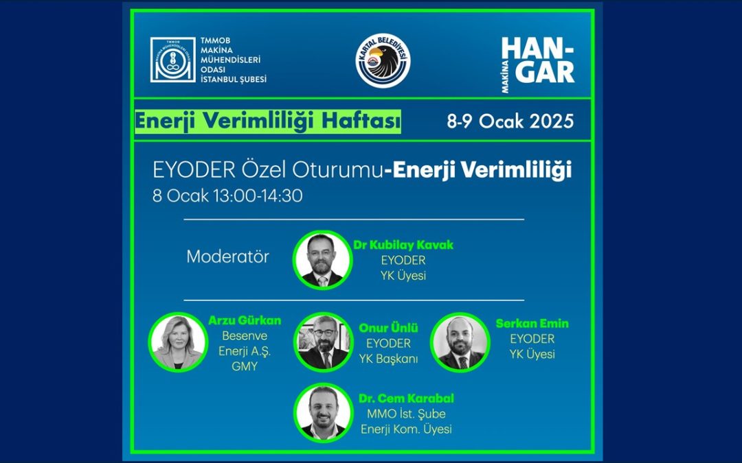 8-9 Ocak 2025 Enerji Verimliliği Haftası-EYODER Özel Oturumu